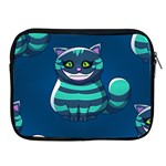 blue Cheshire Cat Apple iPad Zipper Case