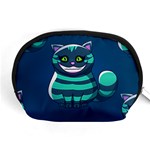 blue Cheshire Cat Accessory Pouch (Medium)