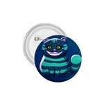 blue Cheshire Cat 1.75  Button