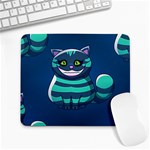 blue Cheshire Cat Large Mousepad