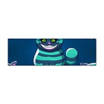 blue Cheshire Cat Sticker (Bumper)