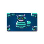 blue Cheshire Cat Magnet (Name Card)