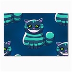 blue Cheshire Cat Postcard 4 x 6  (Pkg of 10)