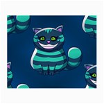 blue Cheshire Cat Small Glasses Cloth