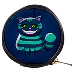 blue Cheshire Cat Mini Makeup Bag