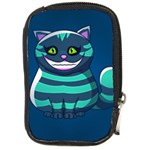 blue Cheshire Cat Compact Camera Leather Case