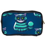 blue Cheshire Cat Toiletries Bag (Two Sides)