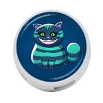 blue Cheshire Cat 4-Port USB Hub (Two Sides)