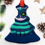 blue Cheshire Cat Ornament (Christmas Tree) 