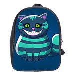 blue Cheshire Cat School Bag (XL)