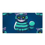 blue Cheshire Cat Satin Wrap