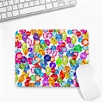 rainbow rhinestones Small Mousepad