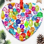 rainbow rhinestones Ornament (Heart)