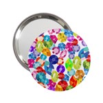 rainbow rhinestones 2.25  Handbag Mirror