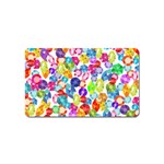 rainbow rhinestones Magnet (Name Card)