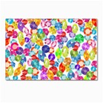 rainbow rhinestones Postcard 5  x 7 