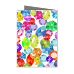 rainbow rhinestones Mini Greeting Cards (Pkg of 8)