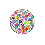 rainbow rhinestones Hat Clip Ball Marker