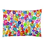 rainbow rhinestones Pillow Case