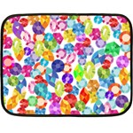 rainbow rhinestones Fleece Blanket (Mini)