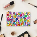 rainbow rhinestones Cosmetic Bag (Small)