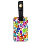 rainbow rhinestones Luggage Tag (one side)