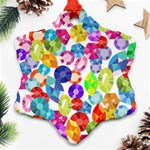 rainbow rhinestones Ornament (Snowflake)