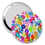 rainbow rhinestones 3  Handbag Mirror