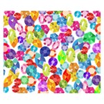 rainbow rhinestones Double Sided Flano Blanket (Small)