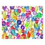 rainbow rhinestones Double Sided Flano Blanket (Large)