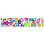 rainbow rhinestones Flano Scarf (Small)