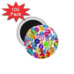 rainbow rhinestones 1.75  Magnet (100 pack) 