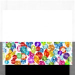 rainbow rhinestones Jigsaw Puzzle (Rectangular)