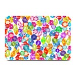 rainbow rhinestones Plate Mat