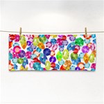 rainbow rhinestones Hand Towel