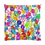 rainbow rhinestones Standard Cushion Case (Two Sides)