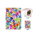 rainbow rhinestones Playing Cards (Mini)