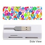 rainbow rhinestones Memory Card Reader (Stick)