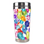 rainbow rhinestones Stainless Steel Travel Tumbler