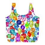 rainbow rhinestones Full Print Recycle Bag (L)