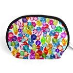 rainbow rhinestones Accessory Pouch (Medium)