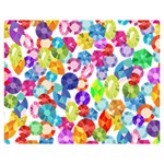 rainbow rhinestones Double Sided Flano Blanket (Medium)