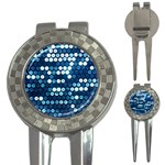  shiny blue sequins 3-in-1 Golf Divot