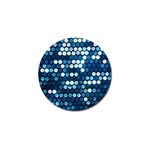  shiny blue sequins Golf Ball Marker (10 pack)