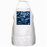  shiny blue sequins BBQ Apron