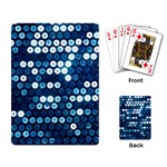  shiny blue sequins Playing Cards Single Design