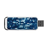  shiny blue sequins Portable USB Flash (Two Sides)