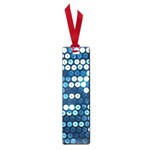  shiny blue sequins Small Book Mark