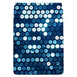  shiny blue sequins Removable Flap Cover (S)