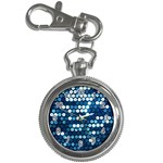  shiny blue sequins Key Chain Watch